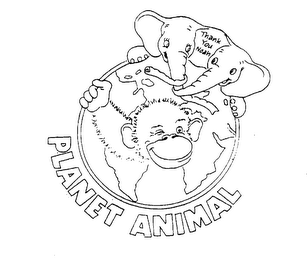 THANK YOU NOAH PLANET ANIMAL logo