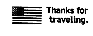 THANKS FOR TRAVELING logo