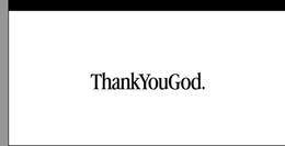 THANKYOUGOD. logo