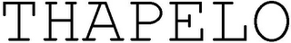 THAPELO logo