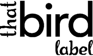 THAT BIRD LABEL logo