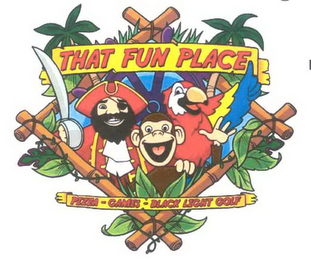 THAT FUN PLACE PIZZA - GAMES - BLACK LIGHT GOLF logo