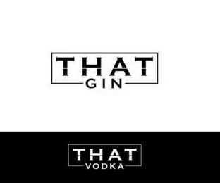 THAT GIN THAT VODKA logo