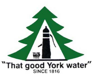 "THAT GOOD YORK WATER" SINCE 1816 logo