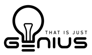 THAT IS JUST GENIUS logo