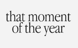 THAT MOMENT OF THE YEAR logo