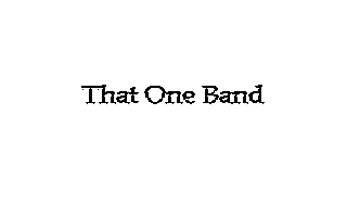 THAT ONE BAND logo