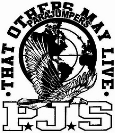 THAT OTHERS MAY LIVE PARAJUMPERS PJS logo