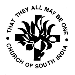 THAT THEY ALL MAY BE ONE CHURCH OF SOUTH INDIA logo