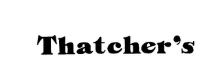 THATCHER'S logo