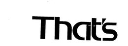THAT'S logo