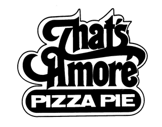 THAT'S AMORE PIZZA PIE logo
