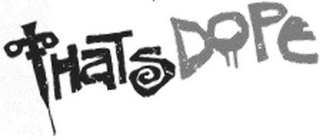 THATS DOPE logo