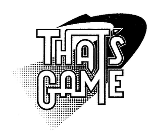 THAT'S GAME logo
