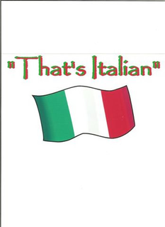 "THAT'S ITALIAN" logo