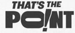 THAT'S THE PO!NT logo