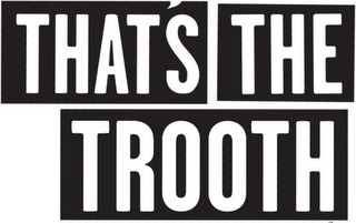 THAT'S THE TROOTH logo