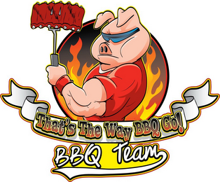 THATS THE WAY BBQ GO! BBQ TEAM logo