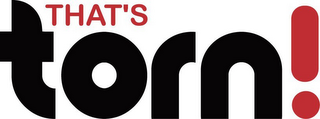 THAT'S TORN! logo