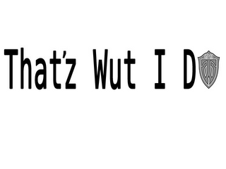 THAT'Z WUT I DO TW 8943 logo