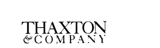 THAXTON & COMPANY logo