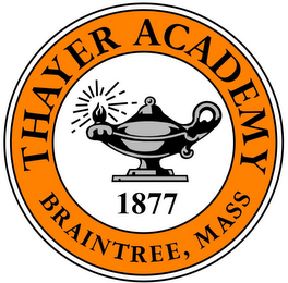THAYER ACADEMY BRAINTREE, MASS. 1877 logo