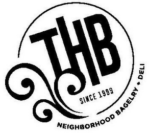 THB SINCE 1999 NEIGHBORHOOD BAGELRY + DELI logo