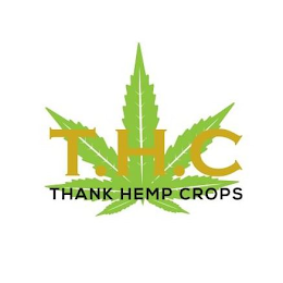 T.H.C THANK HEMP CROPS logo