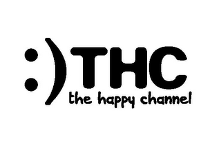 :) THC THE HAPPY CHANNEL logo