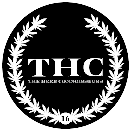 THC THE HERB CONNOISSEURS 16 logo