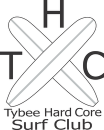 THC TYBEE HARD CORE SURF CLUB logo