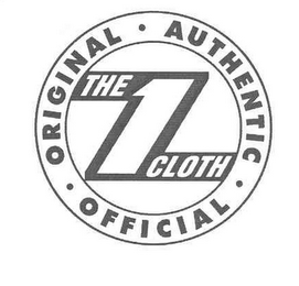 THE 1 CLOTH ORIGINAL AUTHENTIC OFFICIAL logo