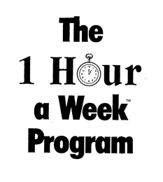THE 1 HOUR A WEEK PROGRAM logo