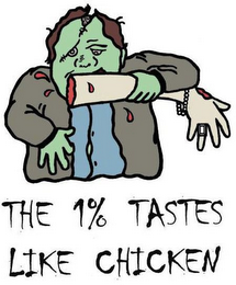 THE 1% TASTES LIKE CHICKEN logo
