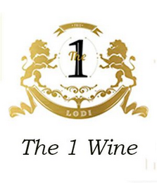 THE 1 WINE THE 1 LODI logo