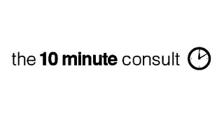 THE 10 MINUTE CONSULT logo