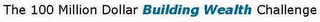THE 100 MILLION DOLLAR BUILDING WEALTH CHALLENGE logo