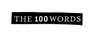 THE 100 WORDS logo
