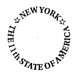 THE 11TH STATE OF AMERICA NEW YORK logo