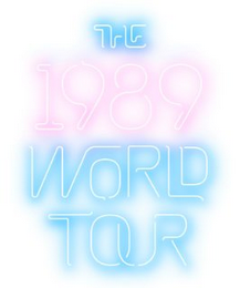 THE 1989 WORLD TOUR logo