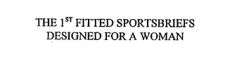 THE 1ST FITTED SPORTSBRIEFS DESIGNED FOR A WOMAN logo
