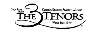 THE 3 TENORS CARRERAS DOMINGO PAVAROTTI WORLD TOUR 1999 logo