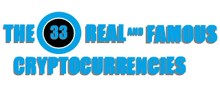 THE 33 REAL AND FAMOUS CRYPTOCURRENCIES logo