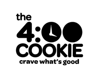 THE 4:00 COOKIE CRAVE WHAT'S GOOD logo