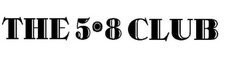 THE 5 8 CLUB logo