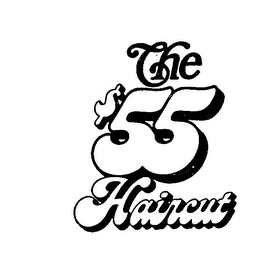 THE $55 HAIRCUT logo
