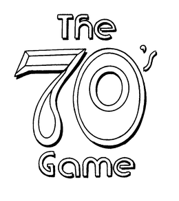 THE 70'S GAME logo
