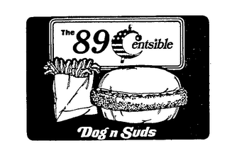 THE 89 CENTSIBLE DOG N SUDS logo