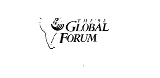 THE '92 GLOBAL FORUM logo