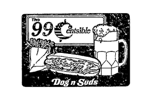 THE 99 CENTSIBLE DOG N SUDS logo